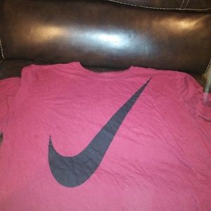 Red mens nike t-shirt